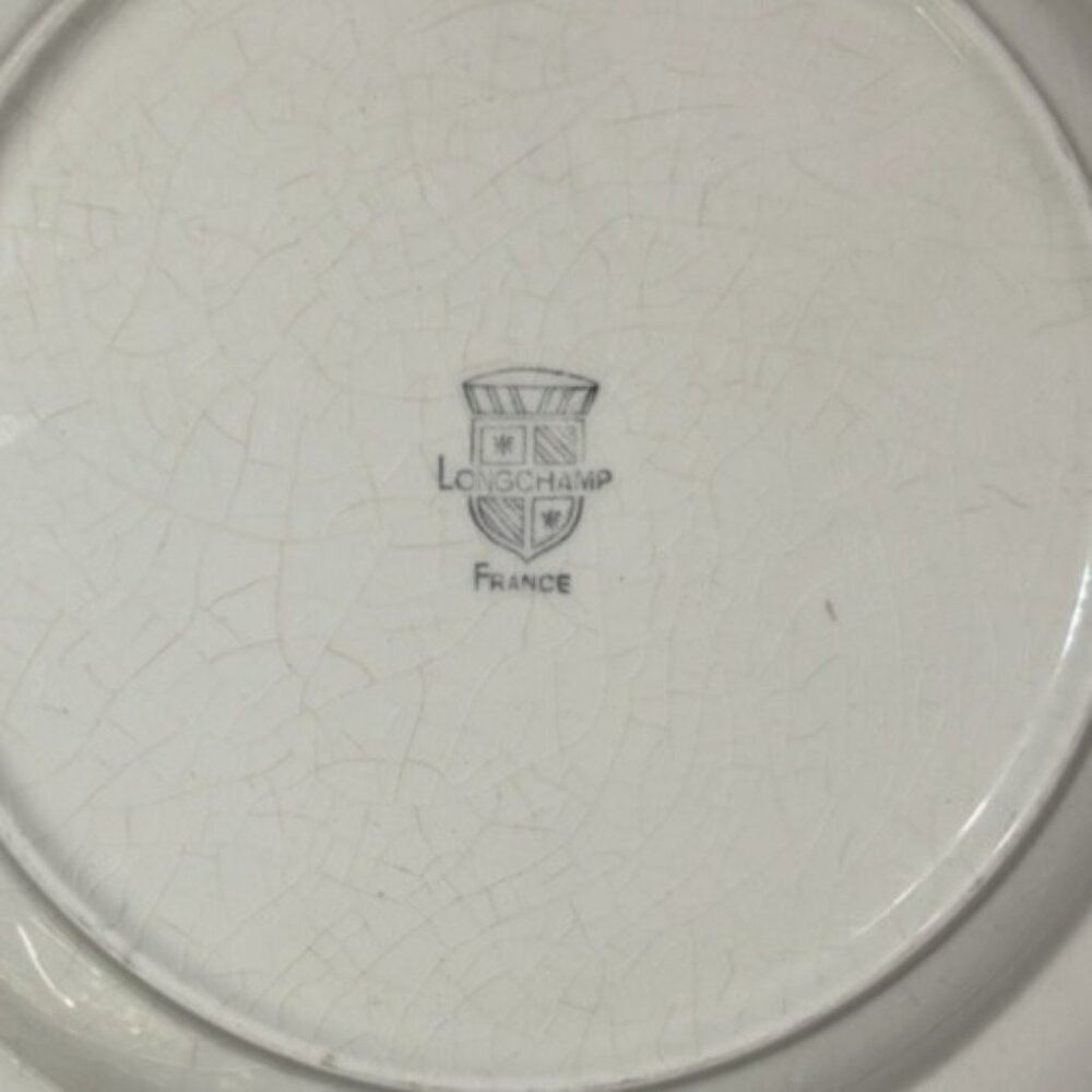 Vintage Brittany by Longchamp Dinner Plate Man Woman Couple France 10" - Picture 5 of 5